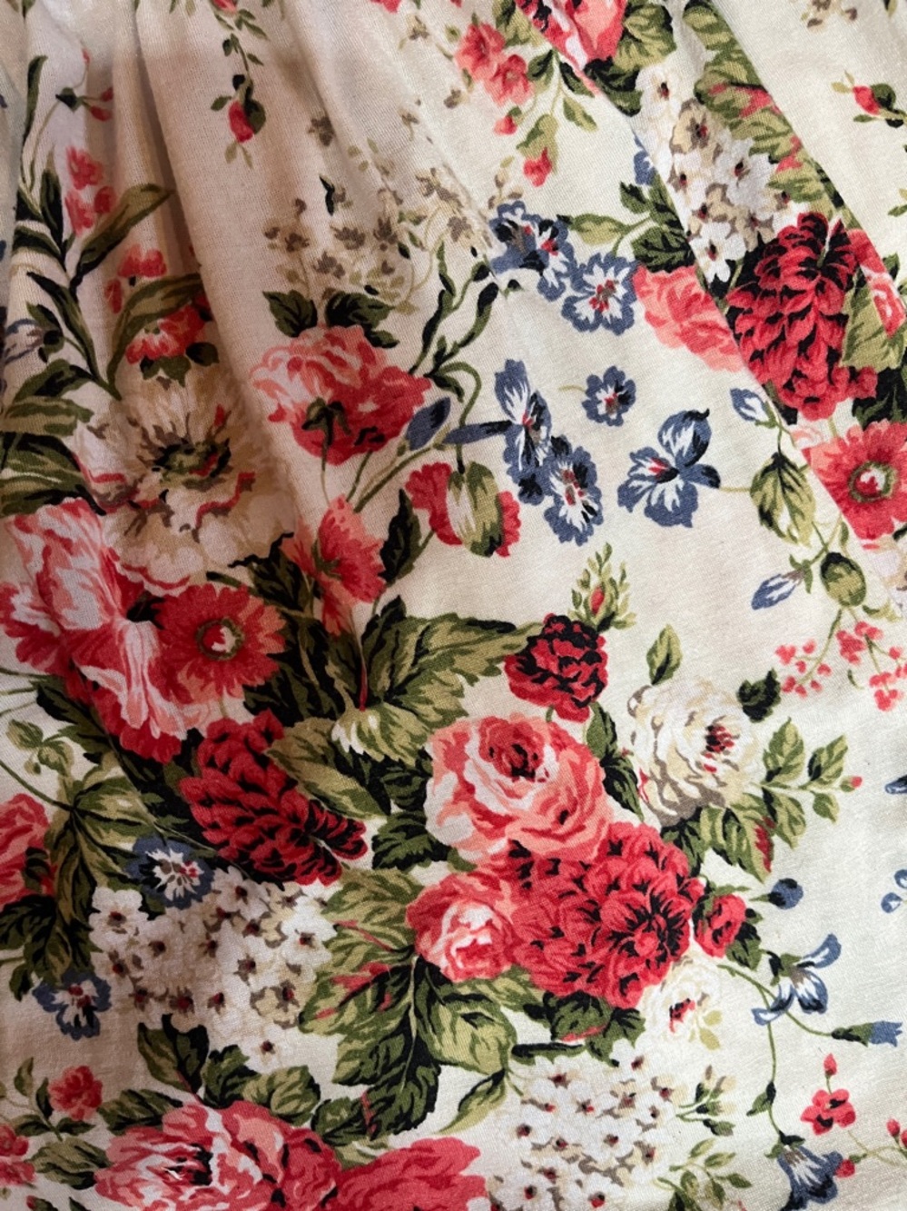 Rose garden short sleeve maxi dress no labels fits size Small 2001 - Picture 4 of 4